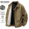 Mark Fairwhale Men's Thickened Lapel Casual Padded Jacket