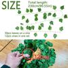 12pcs DIY Artificial Spring Leaf Vine Artificial Foliage Garland Hanging Plants  Holiday Decoration