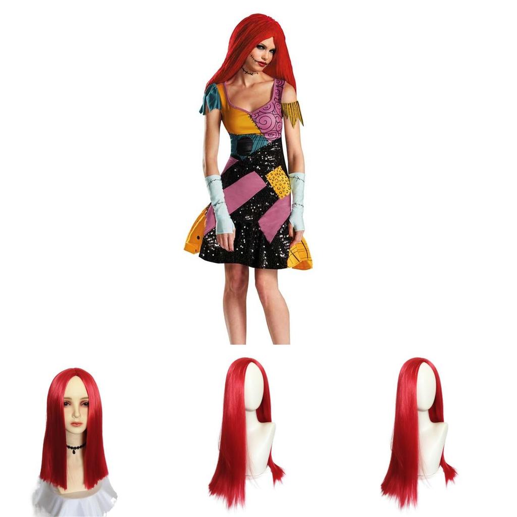 Nightmare Before Christmas Sally Wig Adjustable For Adults And Kids