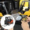 1/64 Scale Mini Aluminum Alloy RC Forklift Truck with Controller, Cargo Hook