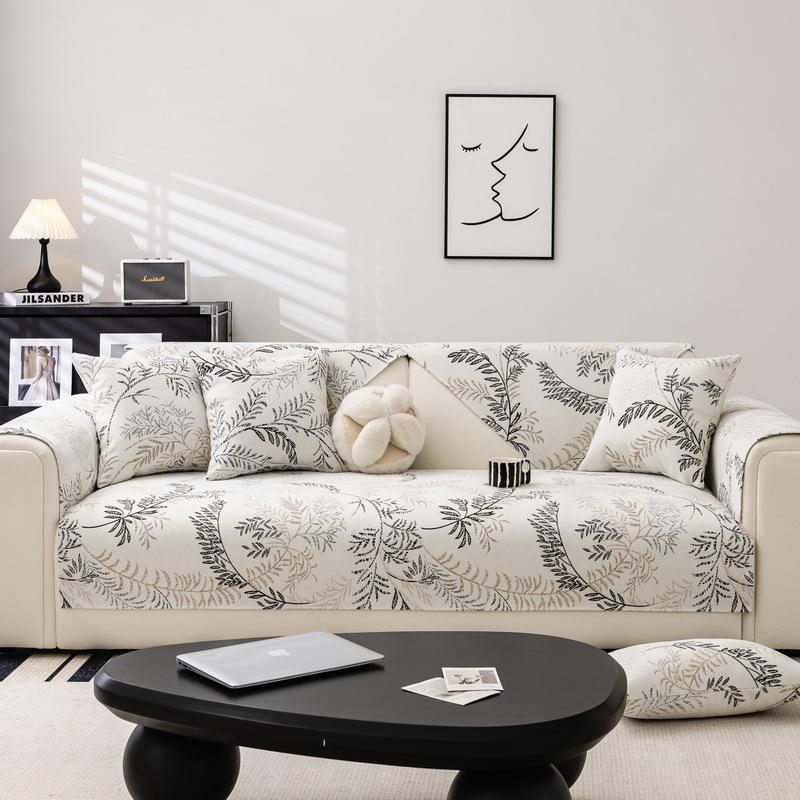 Chenier Sofa Cushion New Four-Season Universal Non-Slip Leather Sofa Cover Premium Seat Cushion Cover Cloth Towel