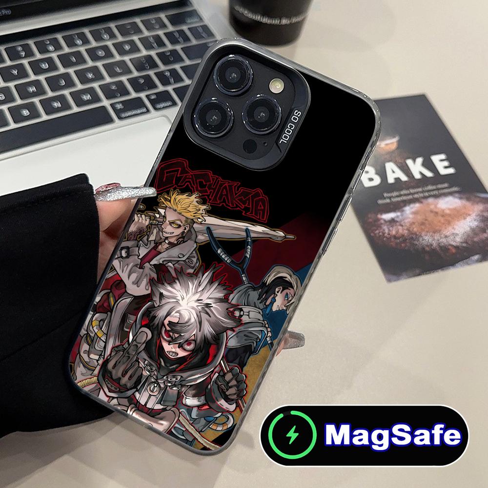 Аниме Gachiakuta Чехол для мобильного телефона для iPhone 16 15 14 13 12 11 Pro Max Plus MagSafe Полупрозрачный Цветной Защитный Роскошный Красивый