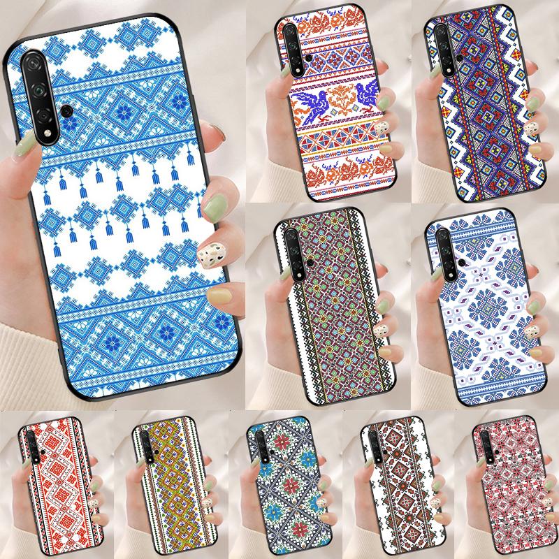 Украина Украинская вышивка Для Huawei Nova 8i 11i 12i 12s 9 10 SE Y90 Y60 Y70 Y72 Y61 Y91 P20 P30 P40 Lite P60 Pro Чехол