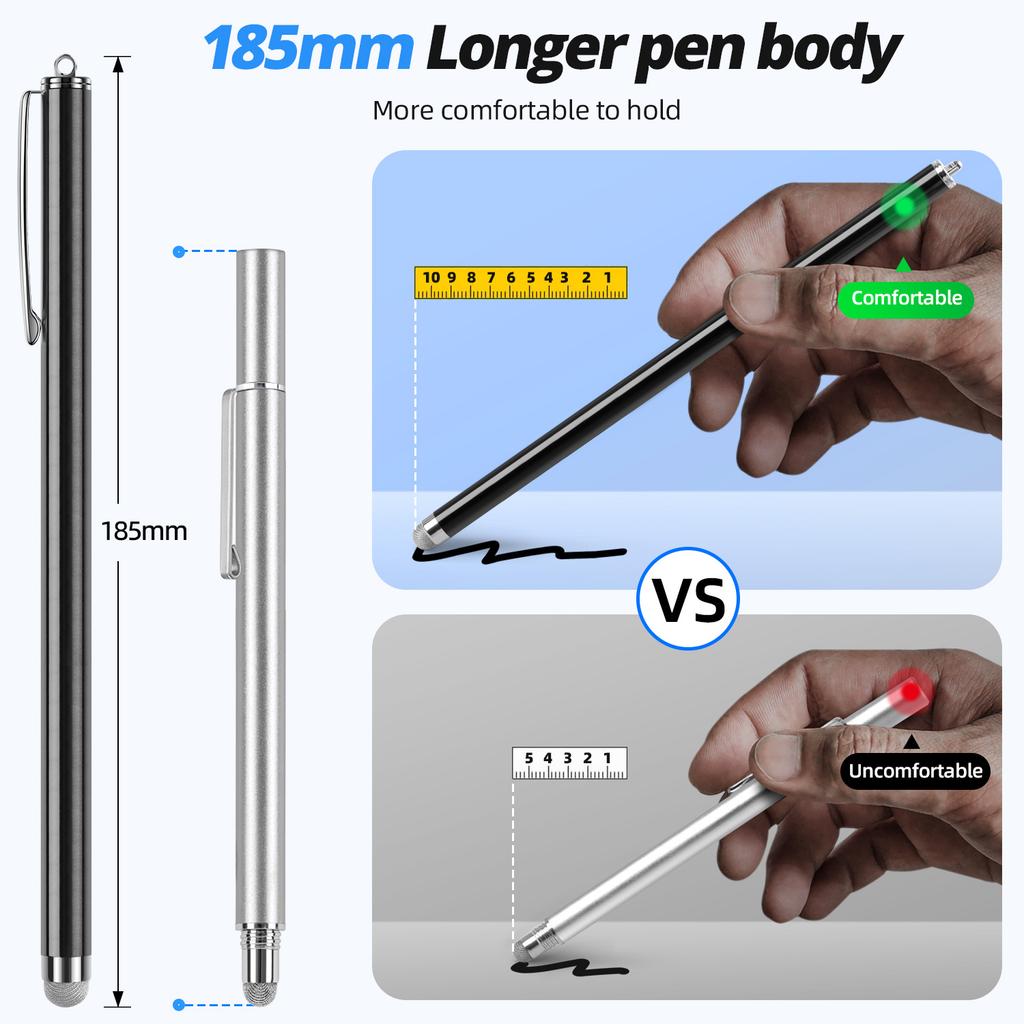 18.5CM Long Stylus Pen Capacitive Pen Touch Screen Stylus Pencil For Samsung iPad Tablet Android Phone Touch screen Pen