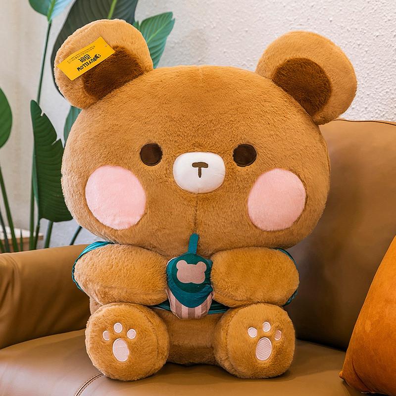 Rabbit Cartoon Cute Animal Plush Toys Lovely Deer Panda Girls Kids Bedtime Gifts