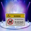 Machine Safety Warning Sign - Do Not Open Door