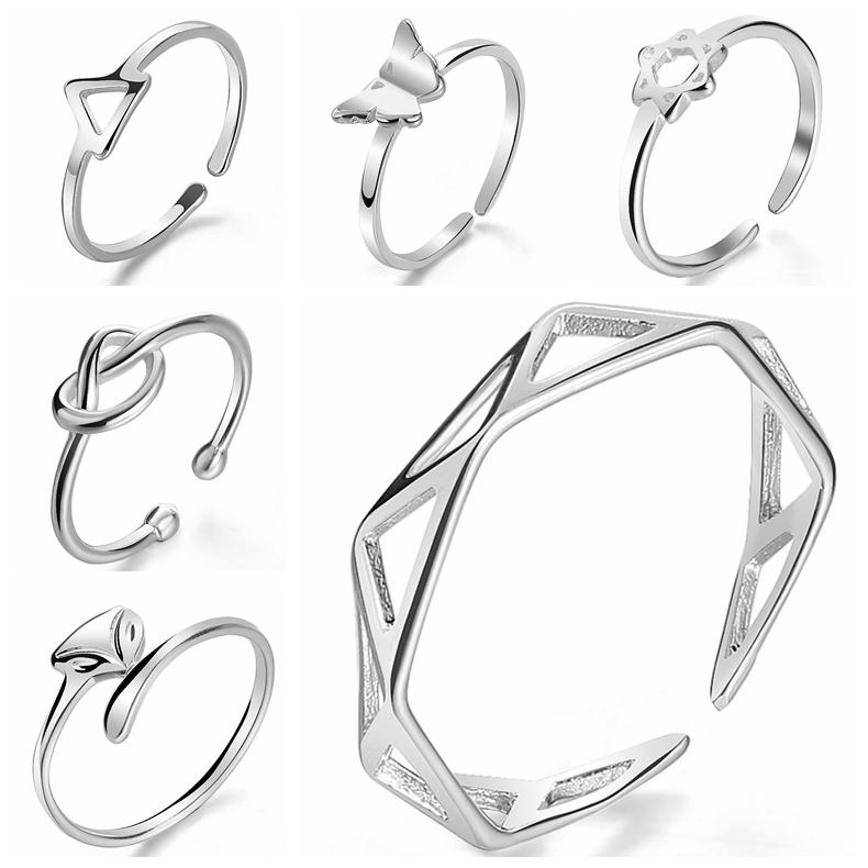 1888 Новое кольцо для девочек, модное кольцо для девушки, кольцо для подруги, открытое кольцо, кольцо с гравировкой в ​​виде узла, изысканные ювелирные изделия, комплект для пары, кольцо, открытые регулируемые ювелирные изделия