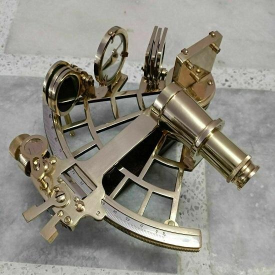 Латунный секстант навигационный рабочий секстант морской 22,86 см