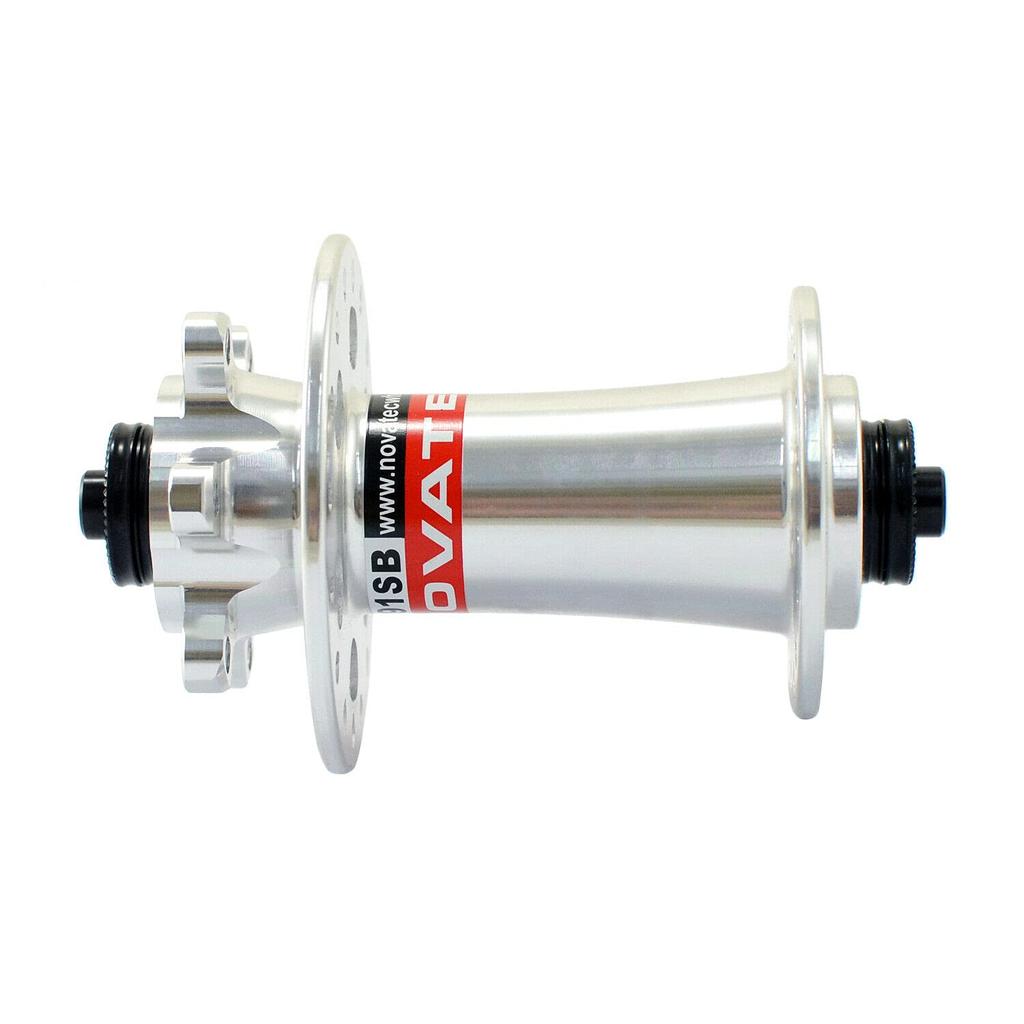 NOVATEC D791SB D792SB MTB 32 Hole Disc Hubs NA2356 + w/Skewers,1 Pair, Silver,