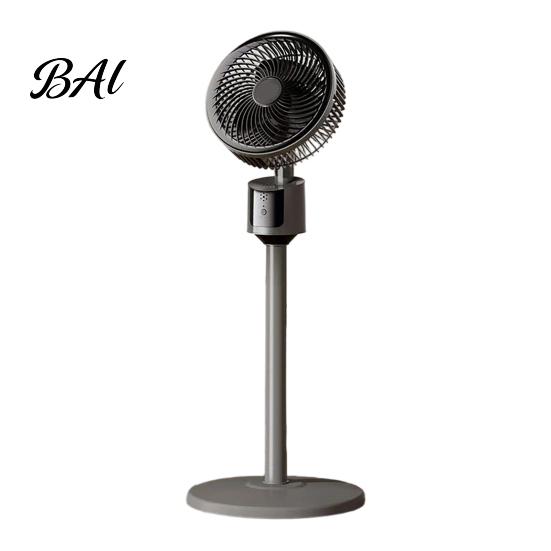 Wide Angle Blade Fan Mini Floor Fan, Portable USB Air Circulation for Home Office, 3 Strong Airflow Speed Quiet Stand with 5m Airflow, Oscillating
