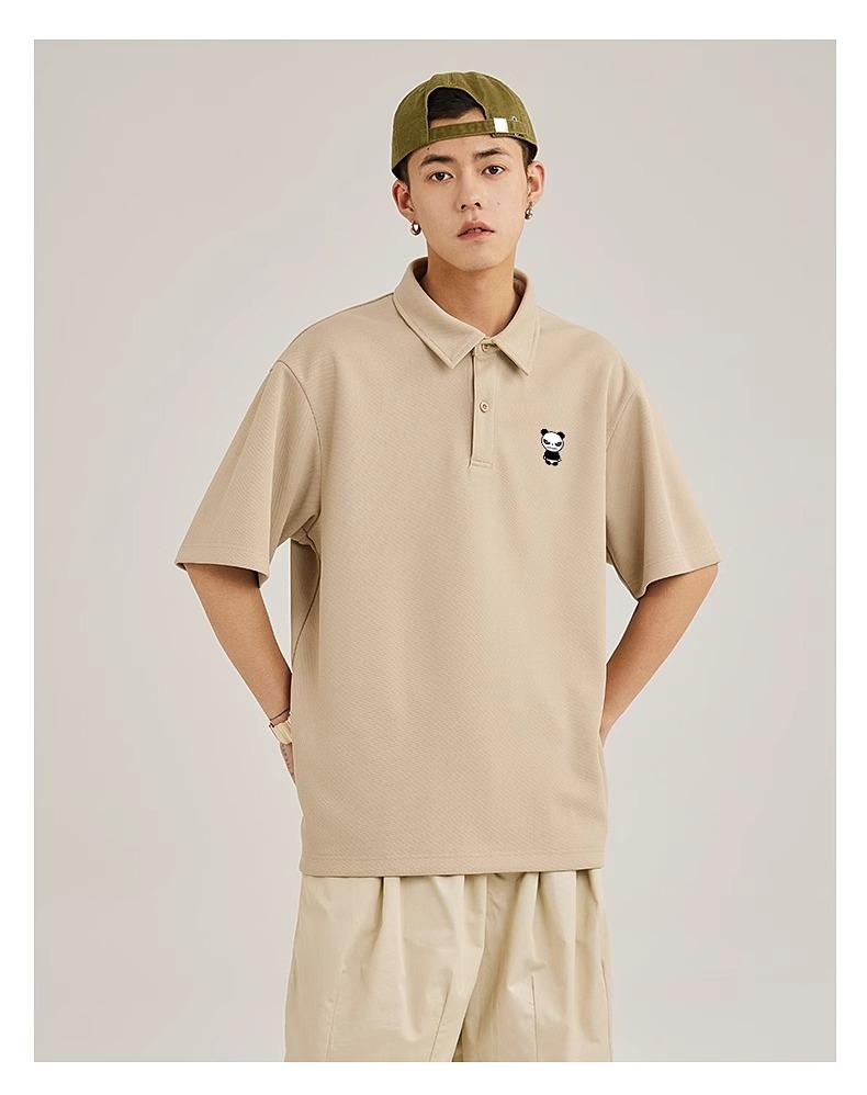 Designer Short-Sleeved Polo Shirt for Couples