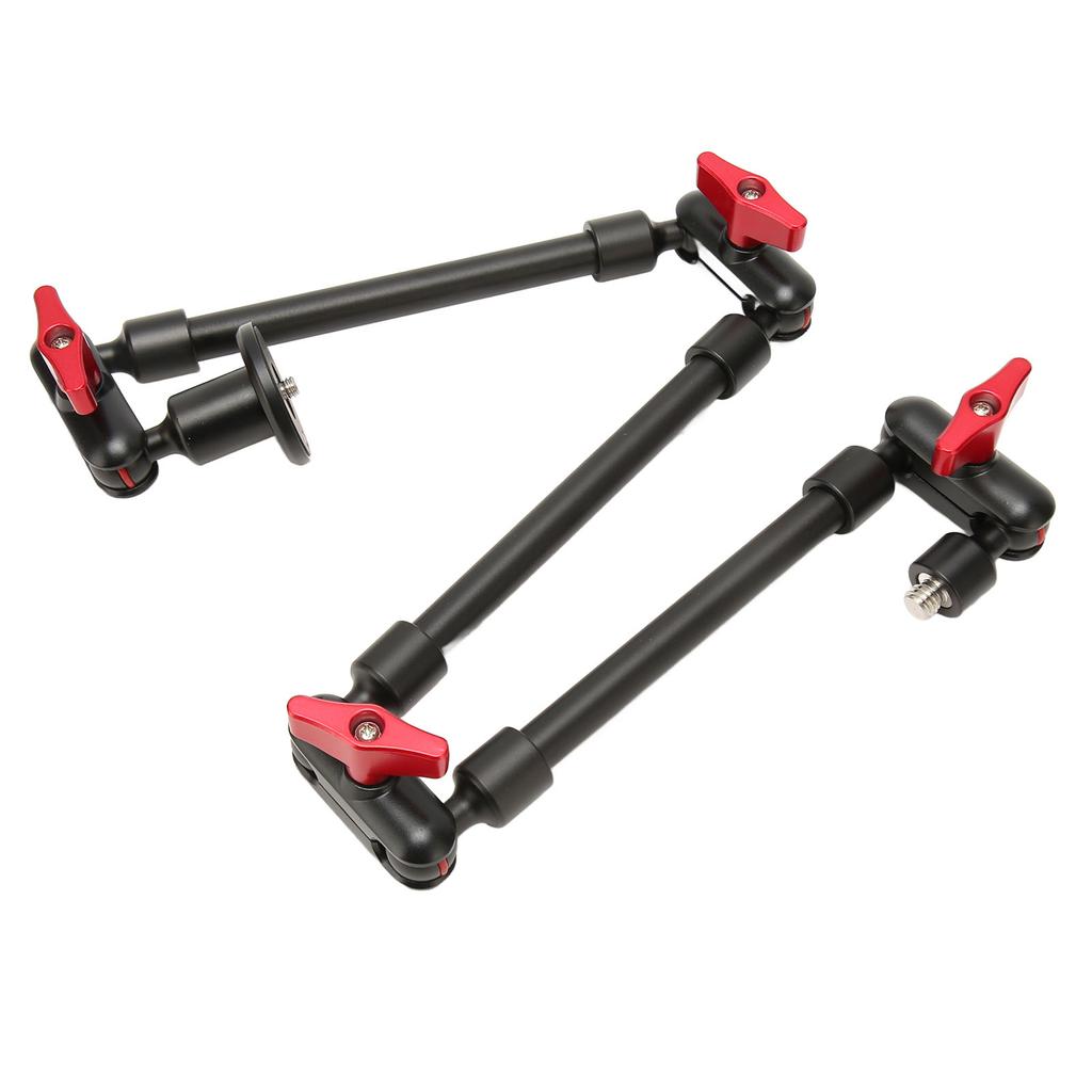 31-дюймовый регулируемый шарнирный кронштейн с резьбой 1/4 дюйма и 3/8 дюйма, шарнирный кронштейн для камеры, вращение на 360 градусов для камеры