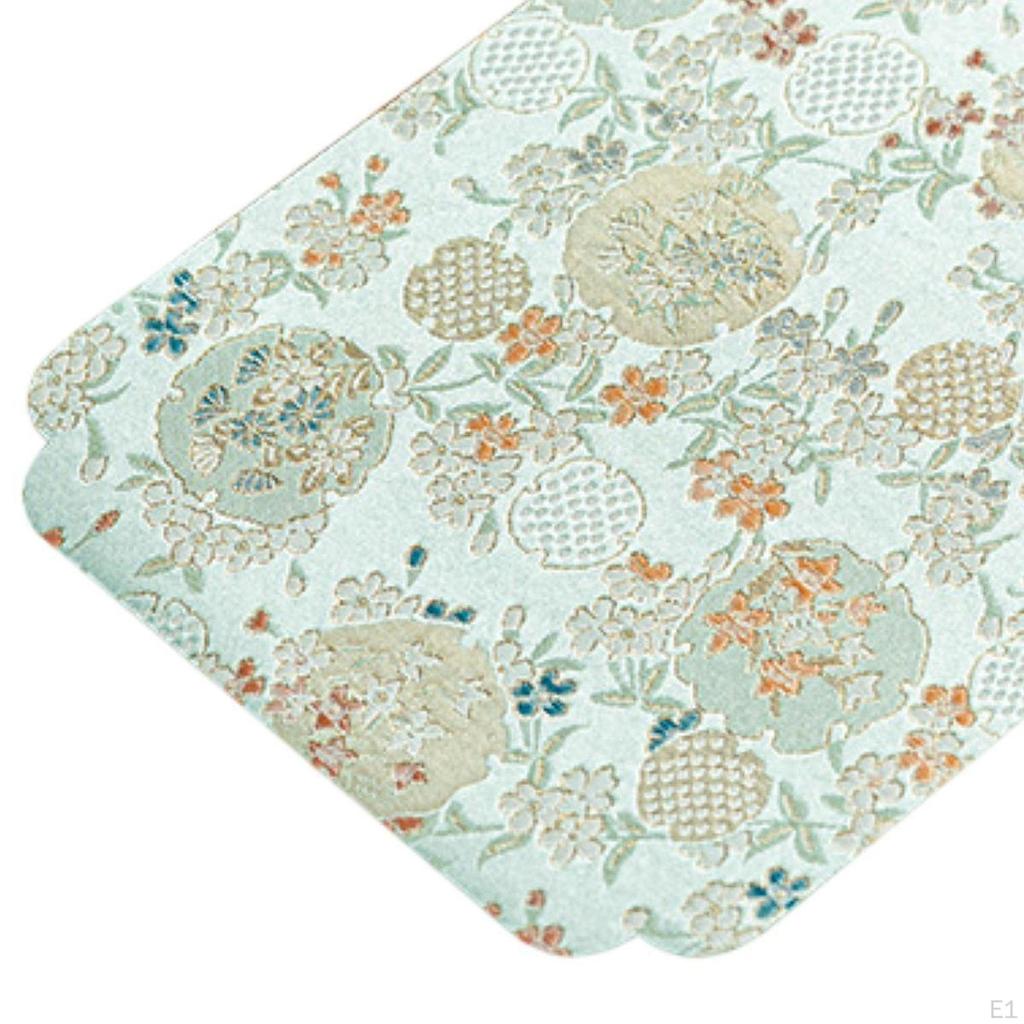 Tea Set Mat Cloth Water Resistant Pad Decorative Table Placemat for Teahouse Farmhouse Home