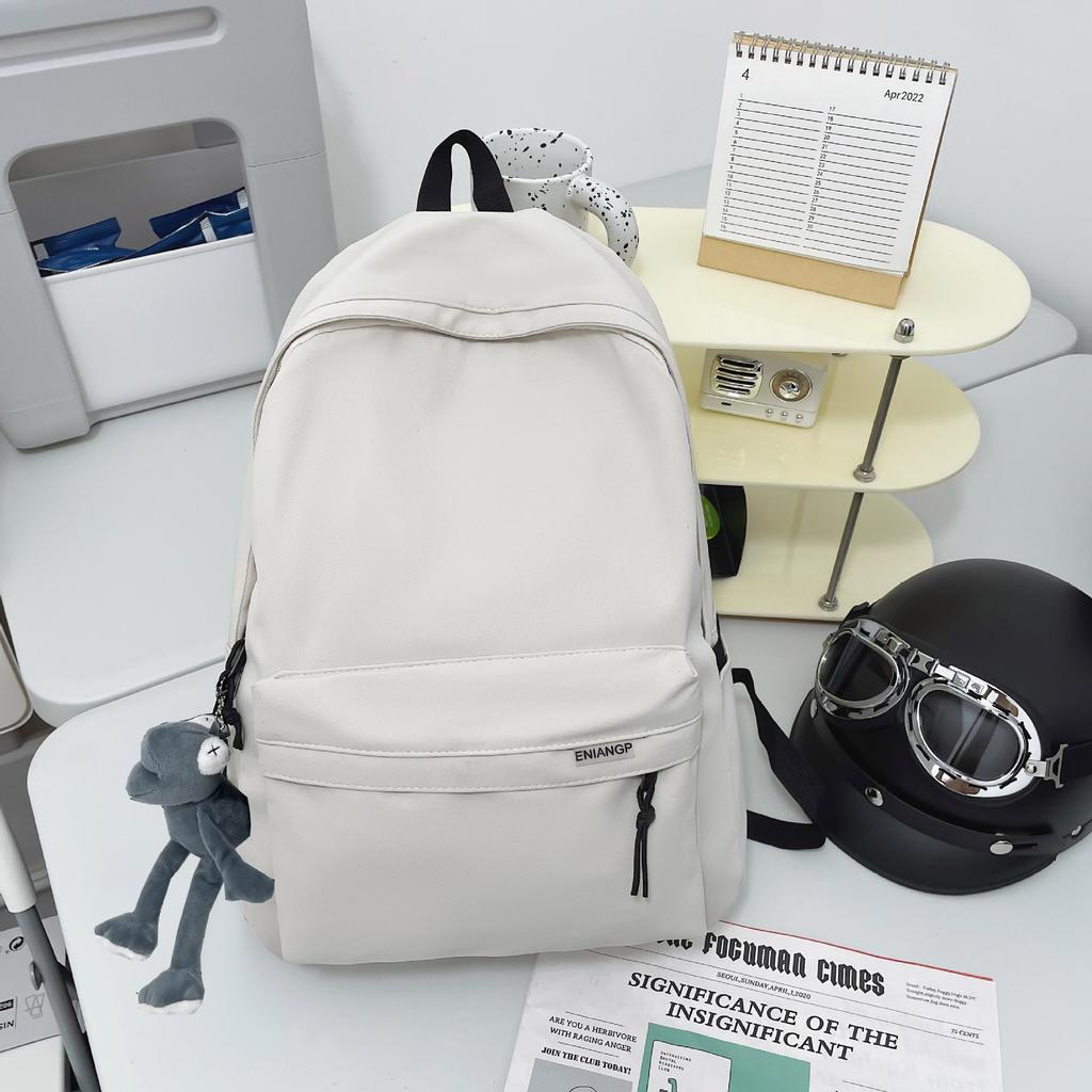 Backpack Men'S Japanese Simple Large Capacity Travel Backpack Women'S Leisure Trend College Student School Bag