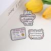 Xiaomi Positive Affirmation Motivational Quote Enamel Pins Lucky Everything Works Out Good Grades Good Life Brooch Lapel Badge Jewelry