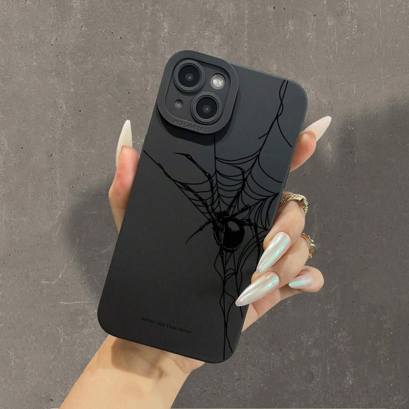 Чехол для телефона с рисунком английского паука для iPhone 16 15 14 13 12 11 x XR Xs SE2 SE 8 7 plus pro Max mini силиконовая задняя крышка
