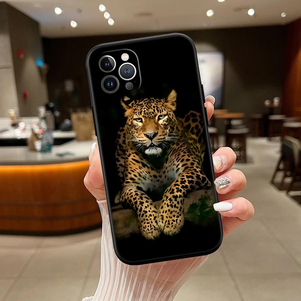 RA16 Leopard Phone Case for OPPO A40 A60 A80 A15 A16 A16K A12 A17 A17K A54 A54S A53 A53S A55 A56 A57 A98 F23