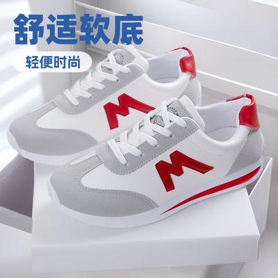 Внешнеторговая обувь больших размеров для женщин, простая и модная обувь Форреста Гампа, женские модели весна-осень 2025 года, легкая повседневная обувь на мягкой подошве на шнуровке