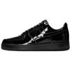 Кроссовки мужские Nike Air Force 1 Low Patent Leather Premium Черные Черно-Черные IV2857-010
