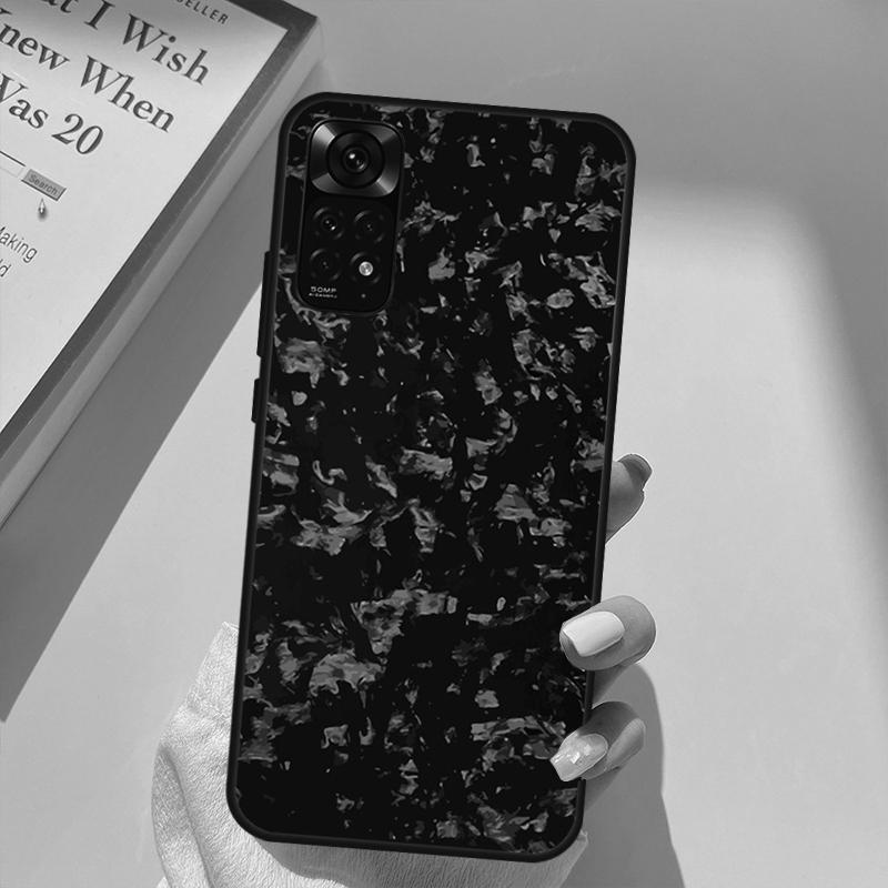 Чехол из кованого карбона для Xiaomi Redmi Note 11 10 9 8 Pro Note 11S 10S 9S 8T K50 K40 9A 9C 10A 10C
