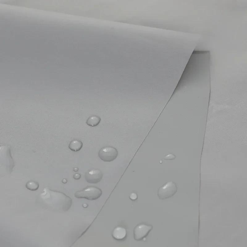 Плотная водонепроницаемая ткань на метры для пошива плащей, пальто, простой тонкой скатерти, текстиль, мягкий, удобный, черный, синий