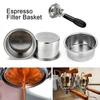 51mm Stainless Steel Coffee Machine Filter Cup Bowl for Delonghi EC5 EC7 EC9 Goods