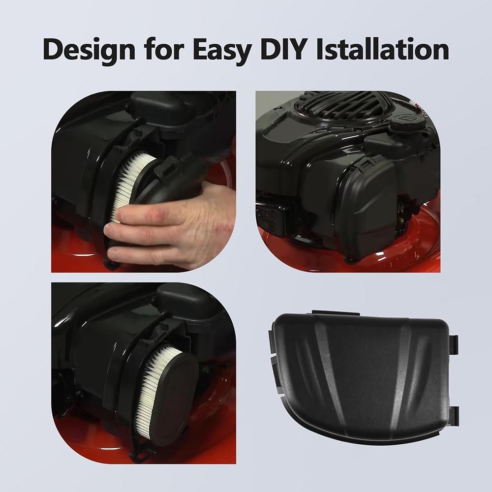 595658 Cleaner Cover with 798452 Filter and 595661 Base for B&S 595661 798452 595658 Lawn Mower Fit for 550E 550EX 575EX 625EX