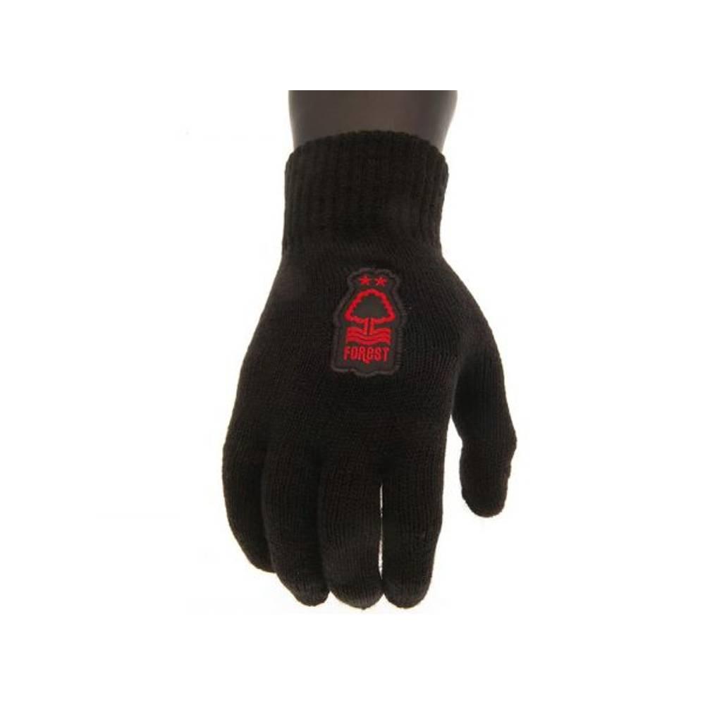 Nottingham Forest FC Knitted Crest Winter Gloves