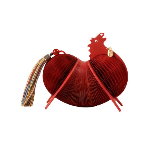 Фигурка лошади на китайский Новый год, выдвижная сотовая, зодиакальная лошадь, украшение, 3D складная бумажная лошадь, настольное украшение для Праздника весны, домашний декор