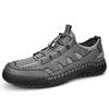 Летние мужские кроссовки для отдыха на открытом воздухе, дышащая сетка, повседневные туфли на плоской подошве, обувь для вождения, большой размер 39-46