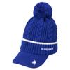 Golf LG4FCP40L Winter Knit Hat with and Blue Women's Pom-Pom Brim, (BL00)