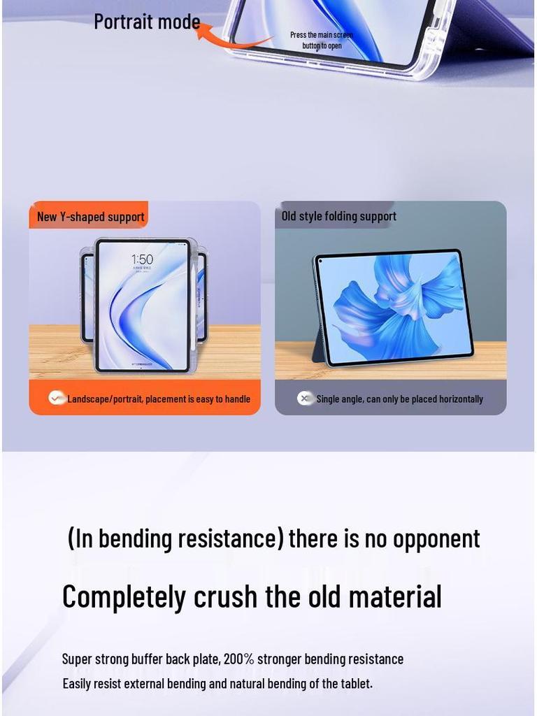 Защитный чехол для Huawei MatePad 11.5S со слотом для стилуса и вращением на 360° для планшетов SE11 и Air12 Pro