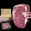 Искусственное мясо ПВХ имитация стейка модель жареная свинина бекон ресторан барбекю западная еда декор искусственная еда реквизит для фотосъемки