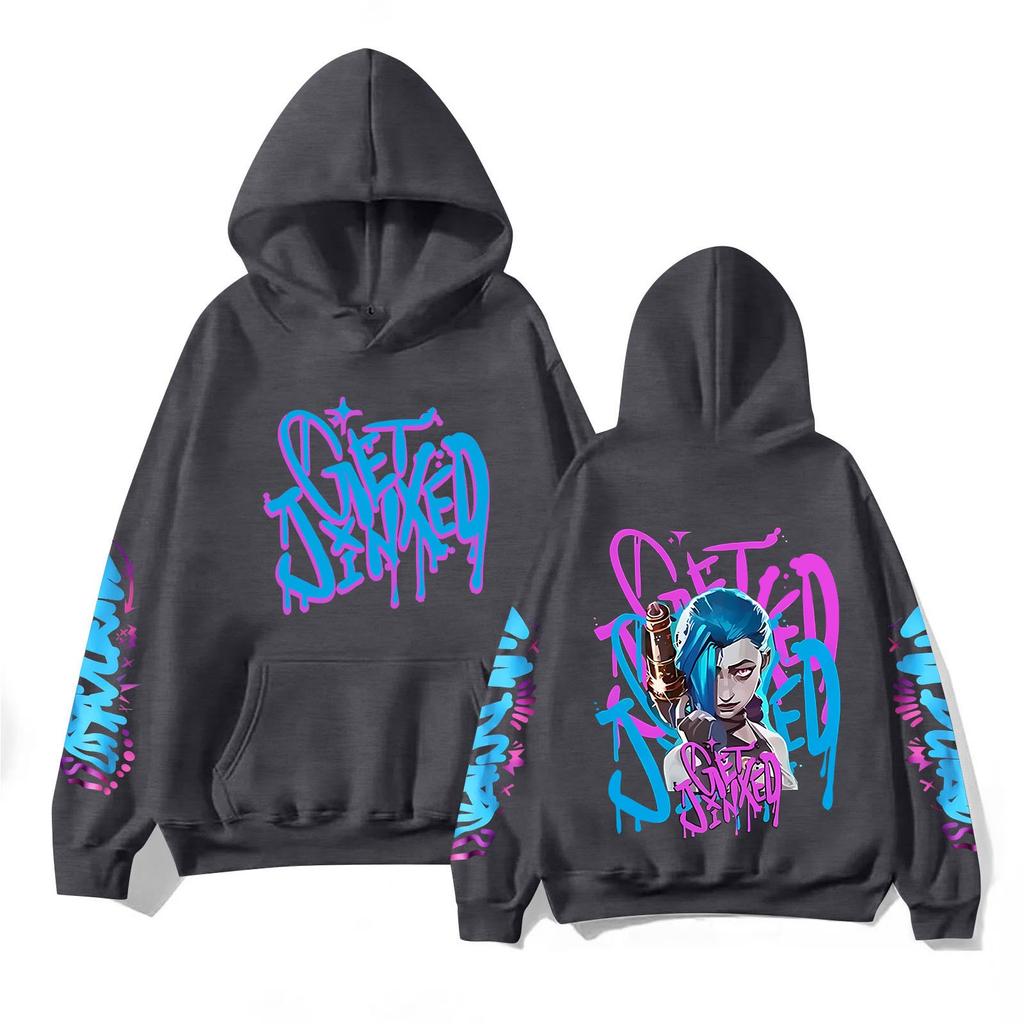 Women Fashion O Neck Long Sleeve Printed Top Hoodie Sweatshirt