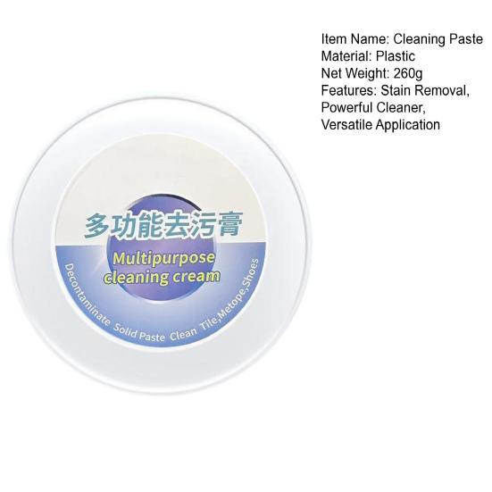 Белый крем для чистки обуви Безопасные ингредиенты Чистящая паста Удобный в использовании Губчатый аппликатор