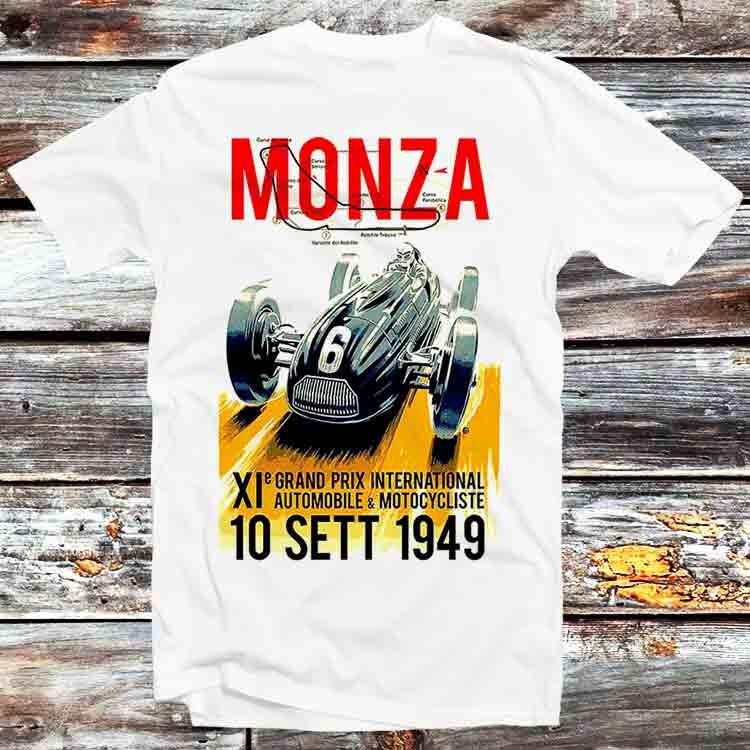 Monza Grand Prix Race 1949 Auto Racing T Shirt B1396