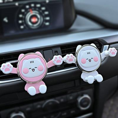 Автомобильный держатель для телефона Новый Новый Мультяшный Автомобильный держатель для телефона Женский Милый Навигация Автомобильный Крепление в воздуховод
