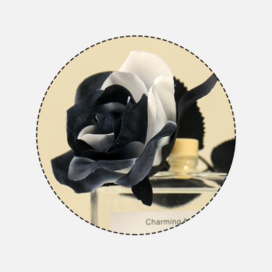 5 шт. искусственная черная роза на Хэллоуин с листьями, готический реалистичный искусственный шелковый цветок, праздничный центральный элемент для домашнего офиса и стола, искусственные цветы