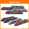 Премиальная сплавная высокоскоростная модель поезда метро, игрушка-слайд для детей, в случайных цветах
