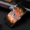 Magnetic Leather Funda For iPhone 12 Pro Max 11 X 10 XS XR 6 6S 7 8 Plus Butterfly Flower Painted Card Slots Flip Phone Cover