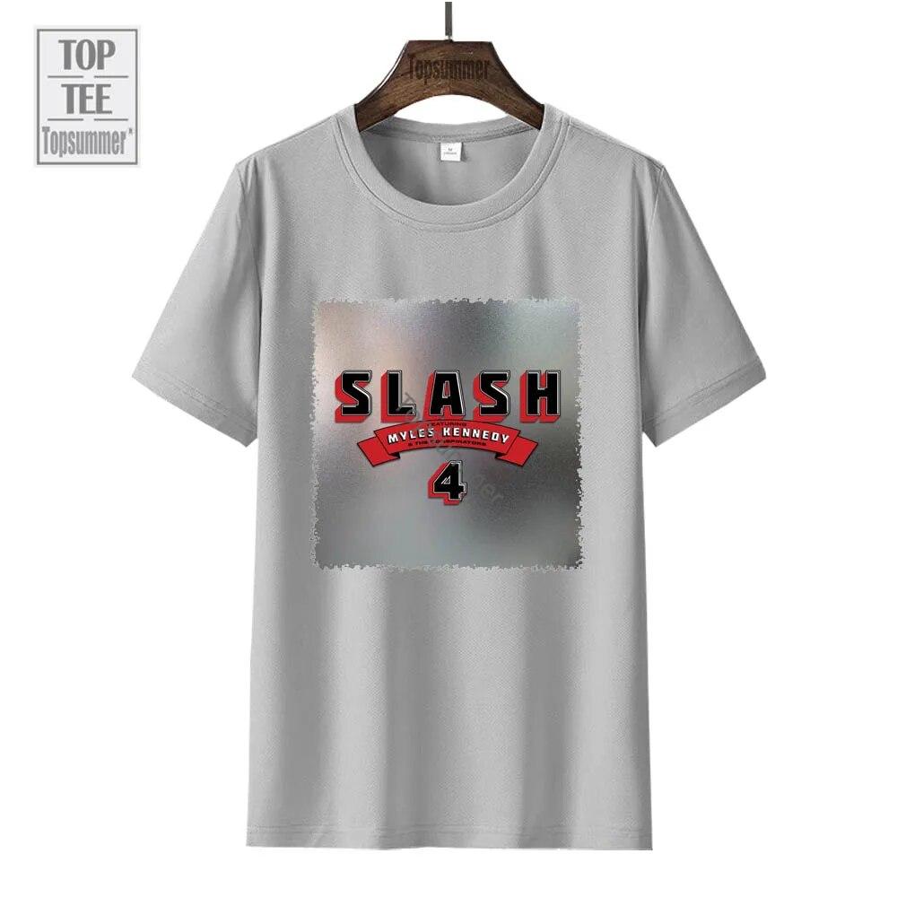 4 Album T Shirt Slash Tour T-Shirt Fashion Harajuku Oversized Tshirts Couples Graphic Print Tops