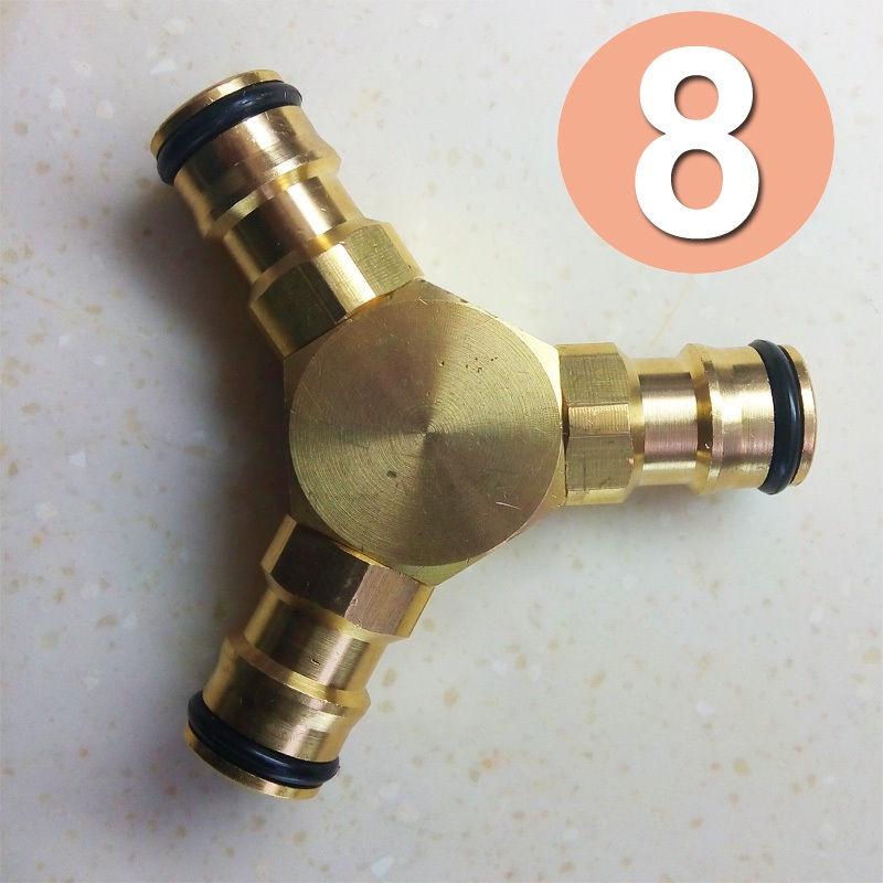 Rustresistant Brass Garden Pipe Connector With Quick Fit Fitting And Handy Switch Nozzle