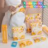10/15Pcs Transparent Kindergarten Storage Bags S/M/L Zipper Storage Bags Kindergarten