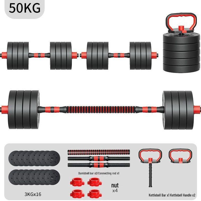 Adjustable Dumbbell Set for Men's Fitness - Beginner Friendly Arm Muscle Equipment
