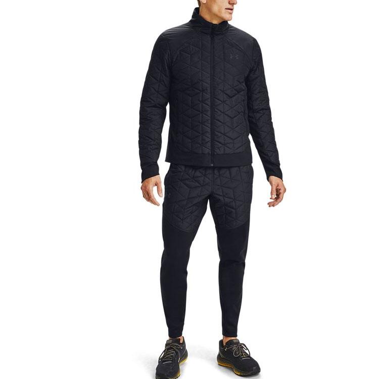 Under Armour ColdGear Reactor Hybrid Zip-Up Running Jacket Мужские куртки черные 1355803-001