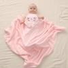 Hooded Baby Bath Towels 80x80cm Toddler Bathrobe Sleeping Swaddle Wrap Newborn Towel  Girls