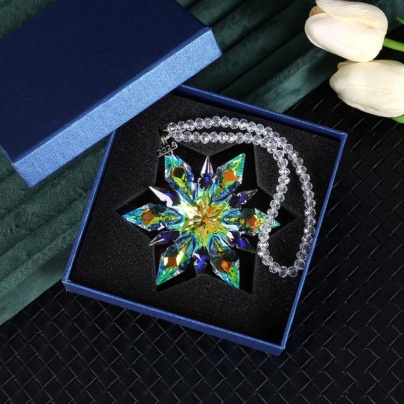 Crystal Snowflake Car Pendant Jewelry