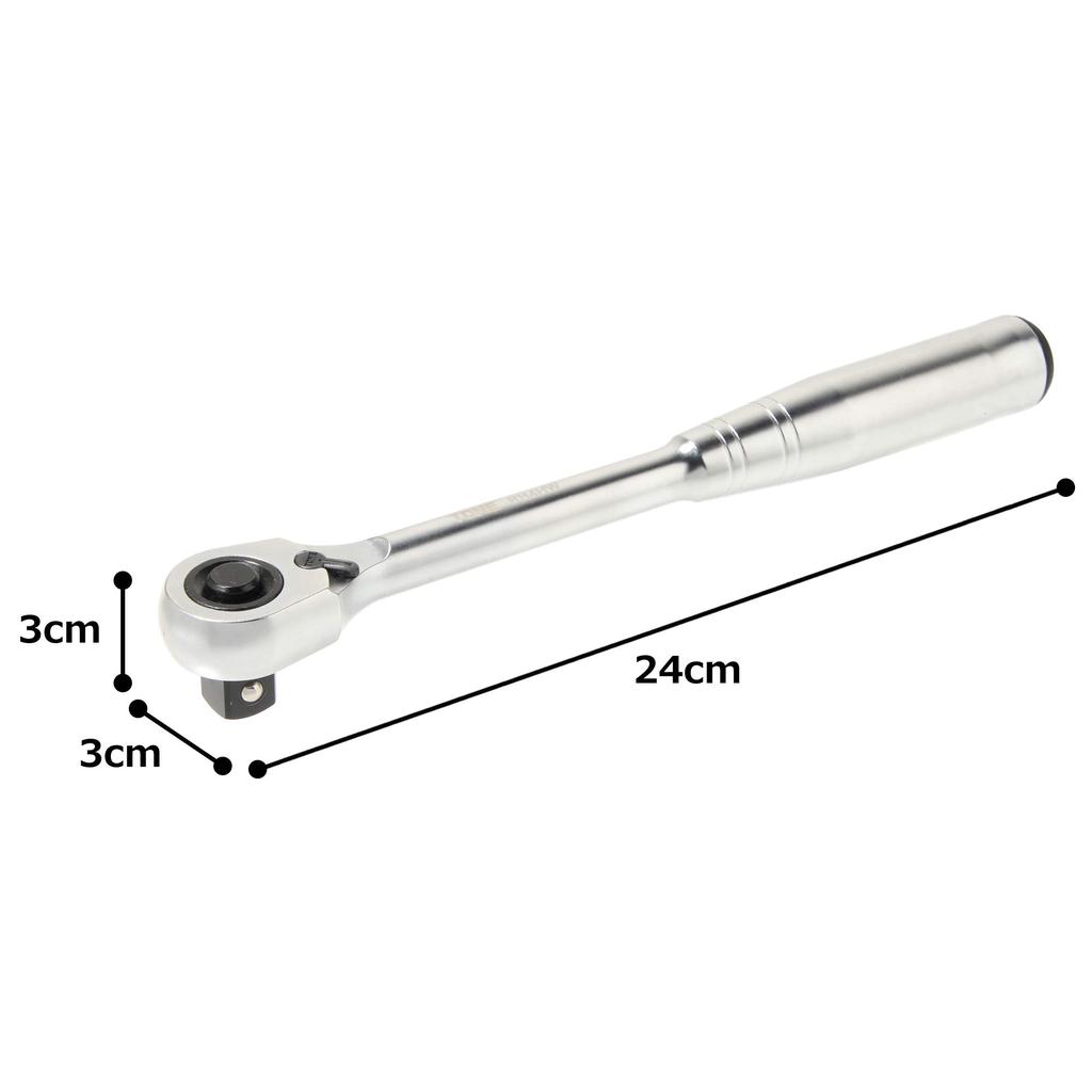 TONE Ratchet Handle RH4HW Drive Angle (Hollow/Hold Type) 12.7mm (1/2")