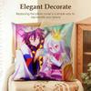 No Game No Life Anime Cushion Cover Natural Linen Organic Fabric DoubleSided Printing Sofa Home Decor Gift Pillow Case