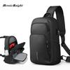 Chest Bag For 7.9" Ipad Multiple Pockets Men Shoulder Bags Leisure Waterproof Short Trip Crossbody Sling Bag Pack for Male